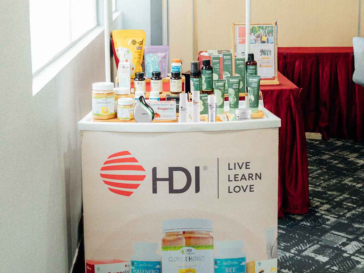 Lini produk alami HDI dan B/SKIN